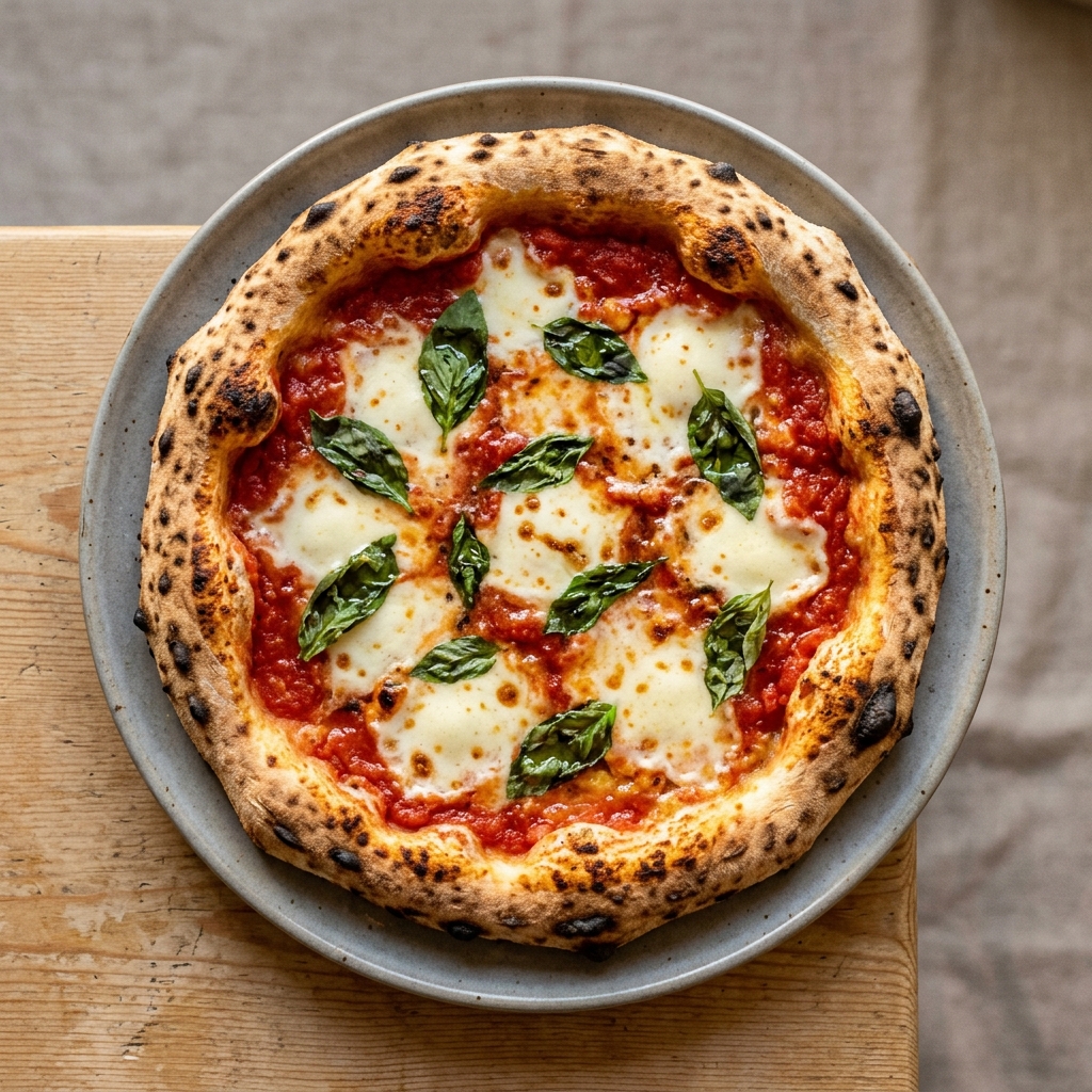 Loaded Chicken Pizza with Melted Mozzarella