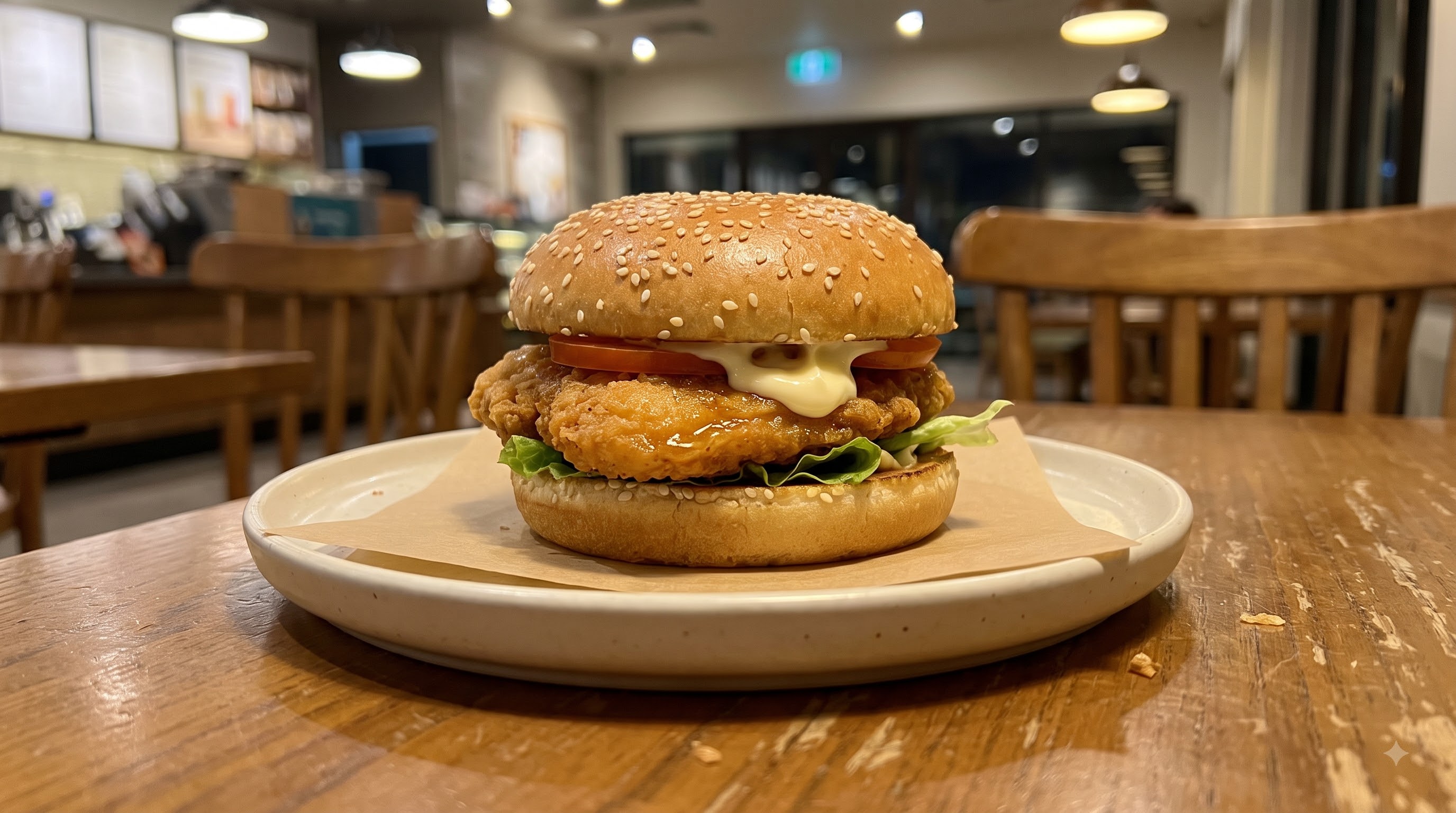 Double Chicken Burger