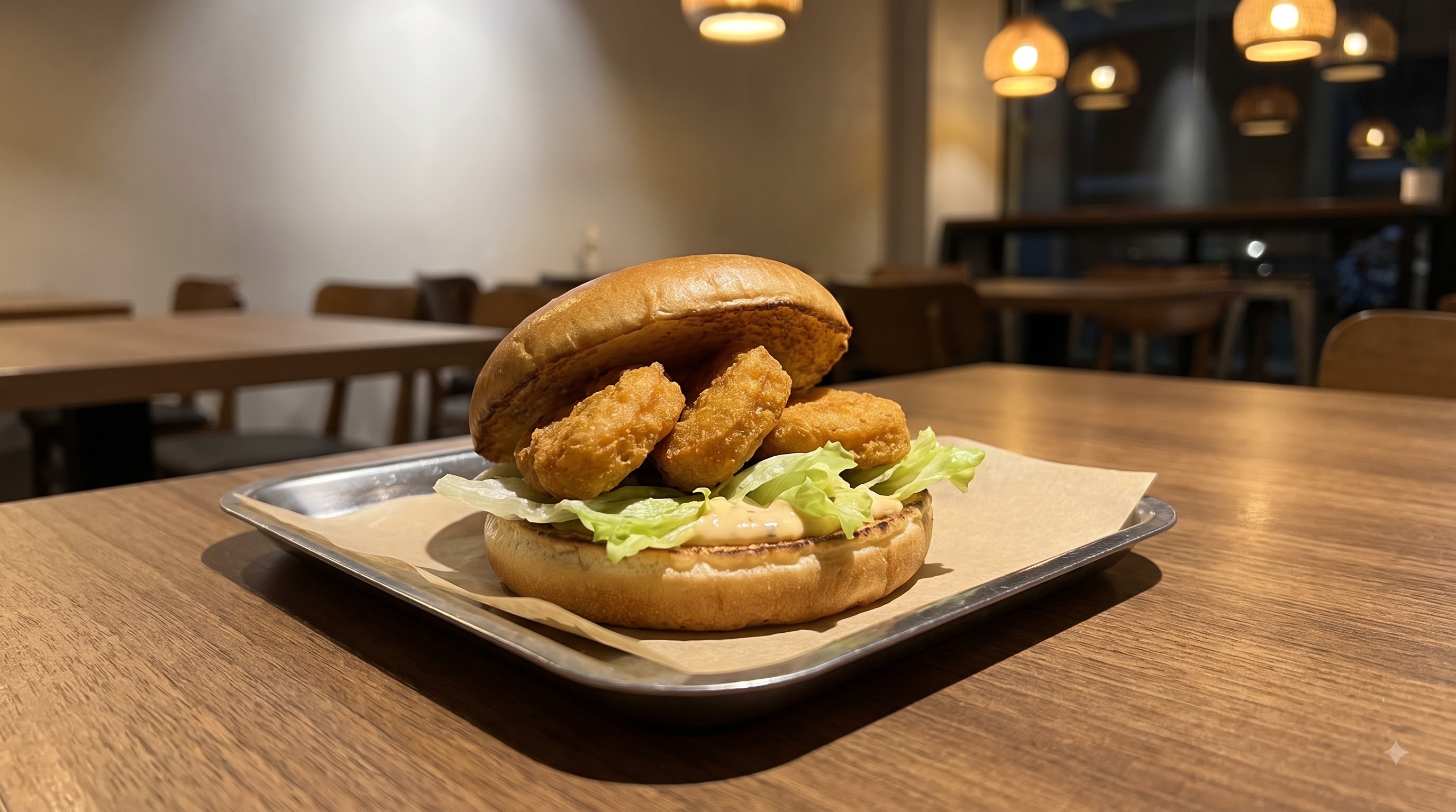 Chicken Nuggets Burger